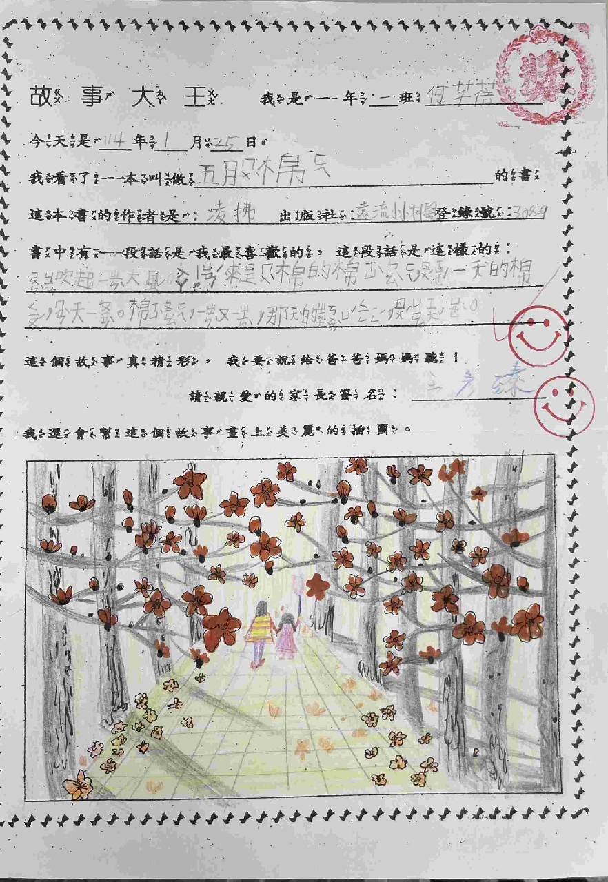 114年03月份優選閱讀心得寫作
